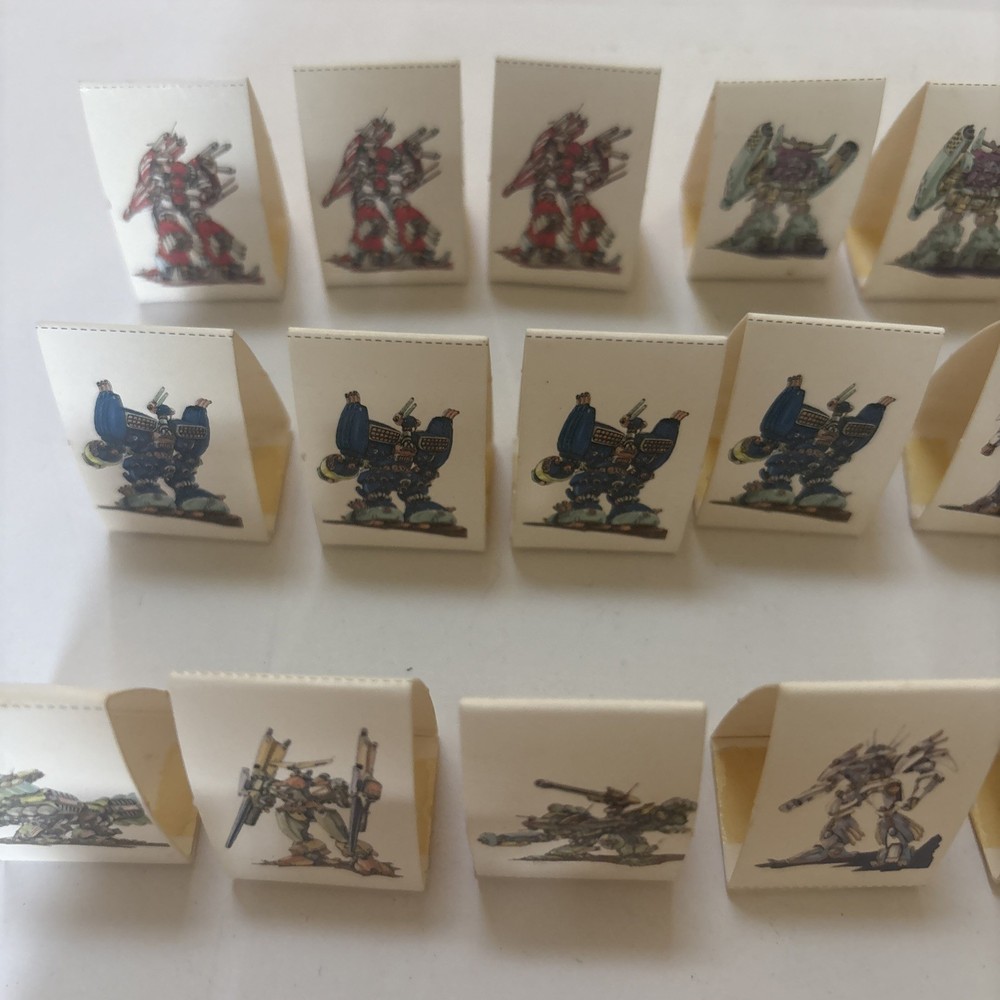 Vintage Battletech Combat Cardboard Character Standees