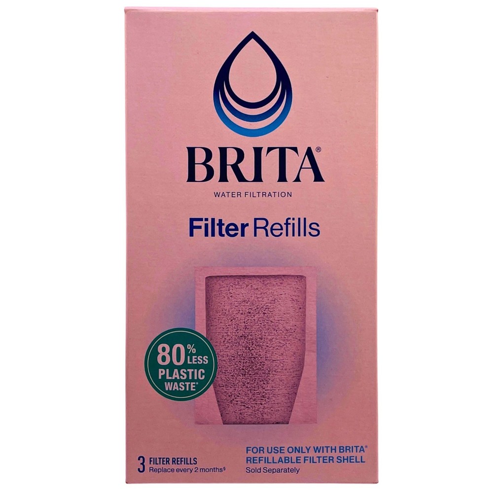Brita Filter Refills 3 Count Pack – New