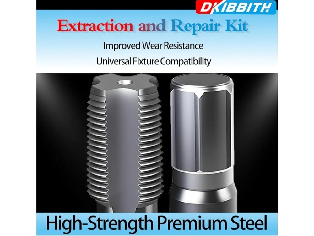 2 Piece 3/4" Pipe Extractor and NPT Tap, Broken Threads, Cut Threads, Rethread