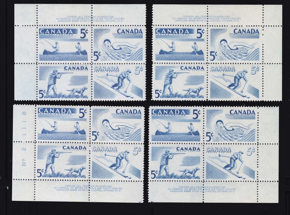 Canada Scott 368a Mint never hinged.