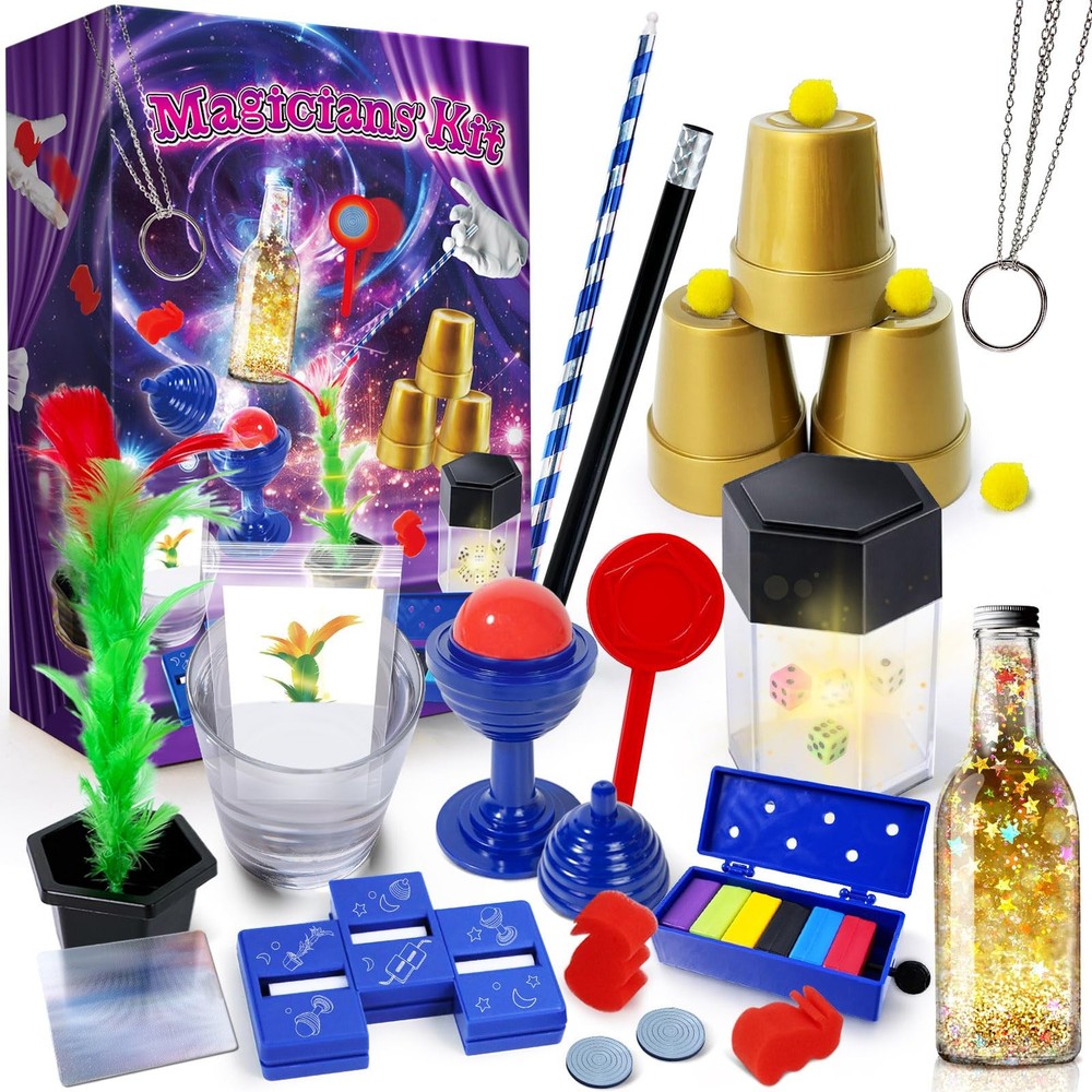 Magic Kit - Magic Tricks for Kids Magic Set with Step-By-Step Instructions