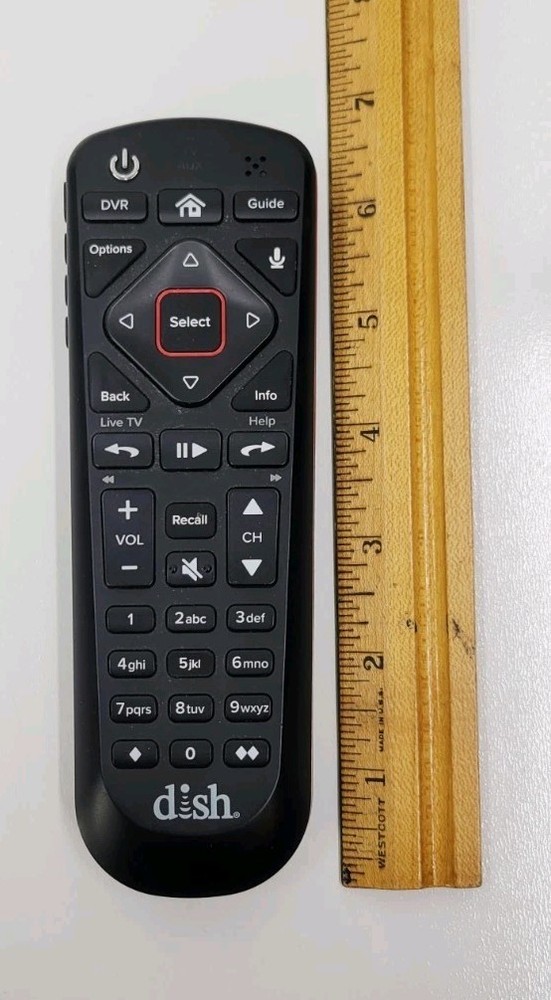 DISH Network 54.0 Digital/Analog Remote Control Black
