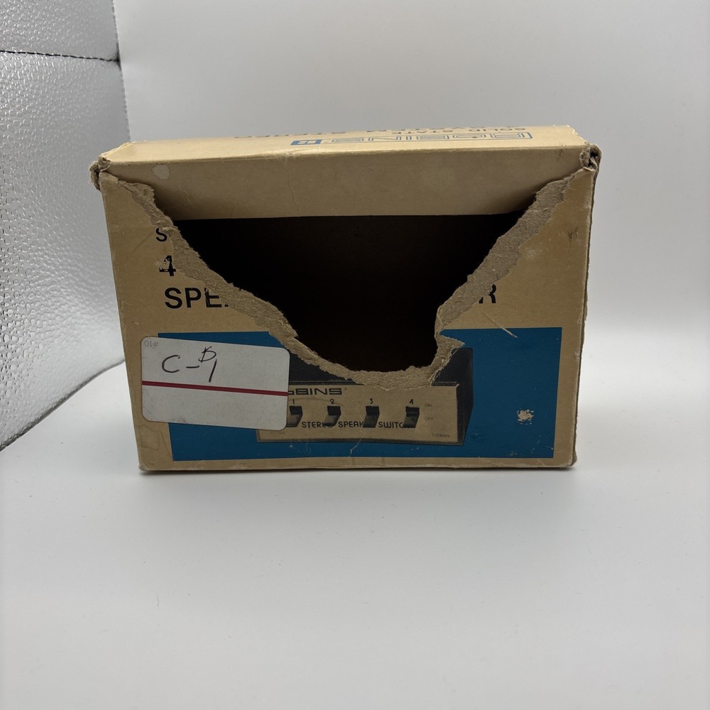 Vintage Robins 47-500 Solid State 4-System Stereo Speaker Selector Switch READ