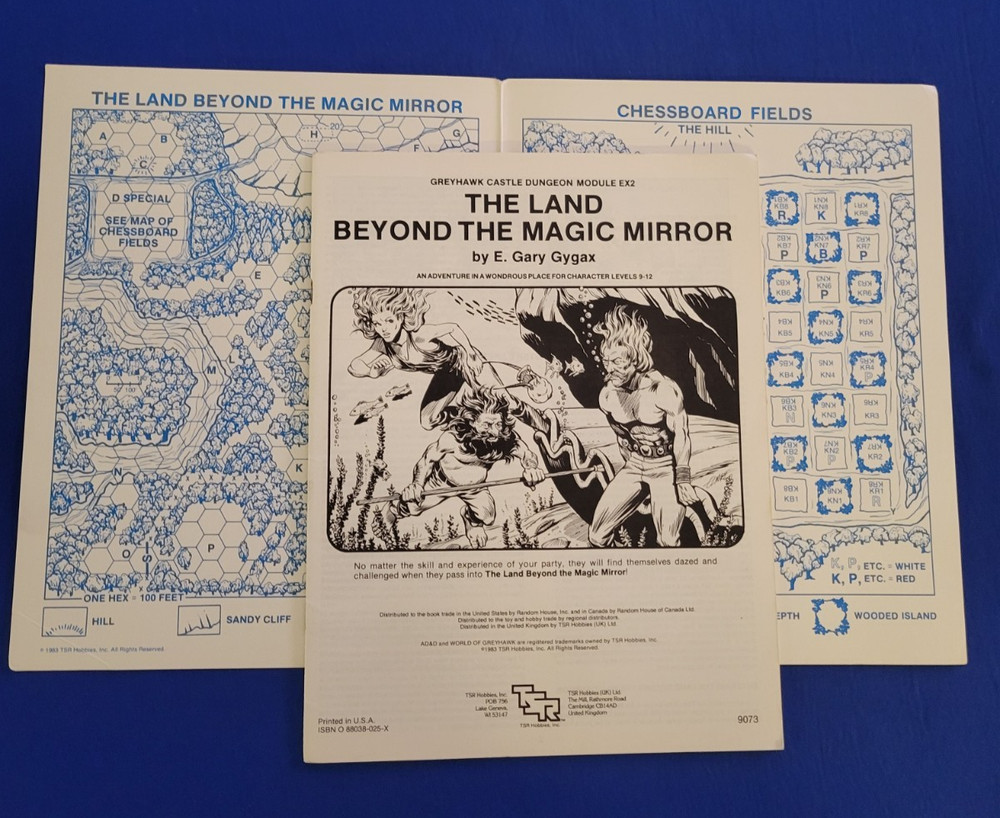 The Land Beyond the Magic Mirror Adventure Module - AD&D EX2