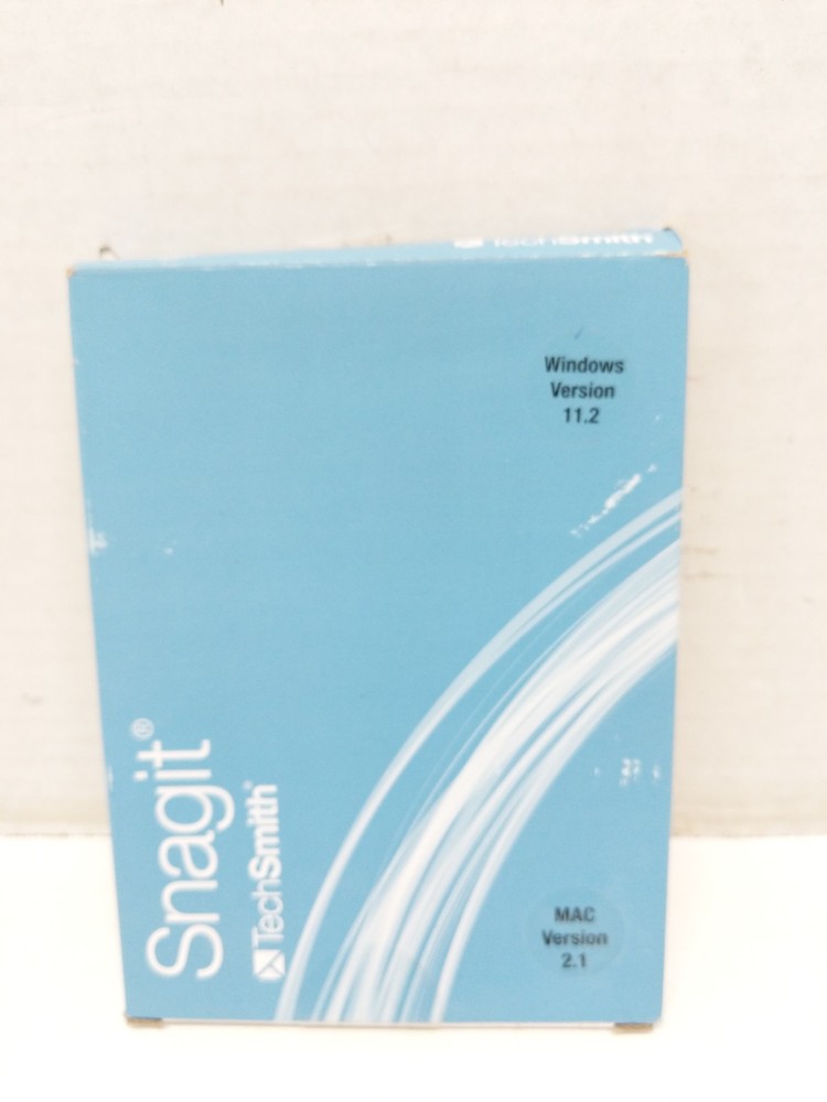 Techsmith Snagit Windows Ver. 11.2 Mac Ver 2.1 With activation code