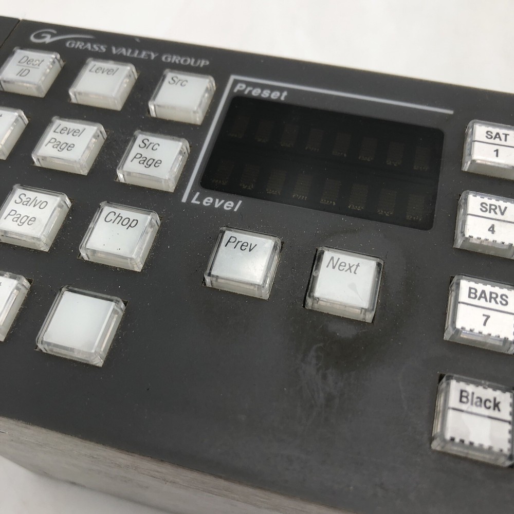 USED Grass Valley Encore/Prelude PMB Control Panel POWER TESTED READ E