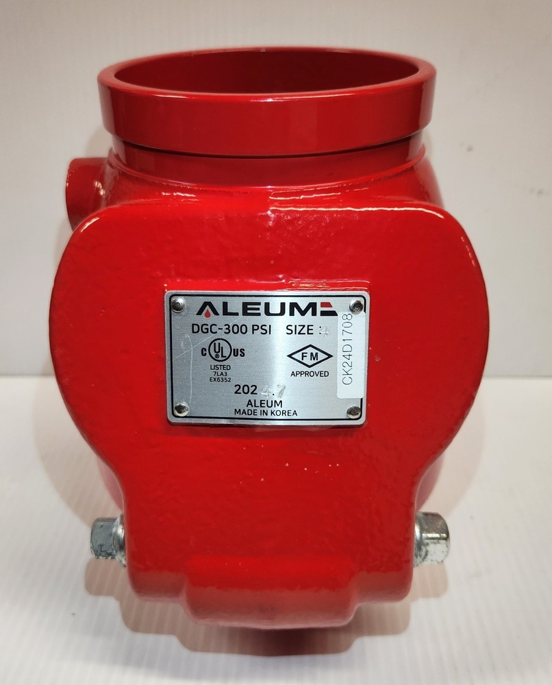 4" GROOVED CHECK VALVE WP 300PSI