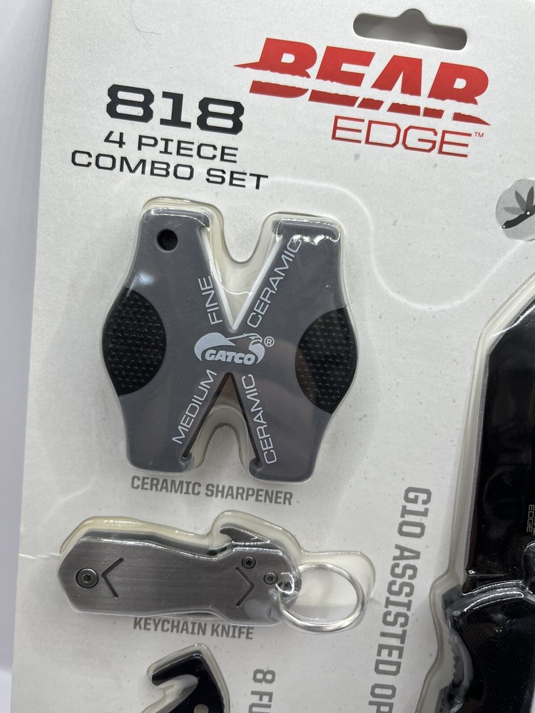 4pc Combo Set Folding Blade Multi-Tool Knife ~ New