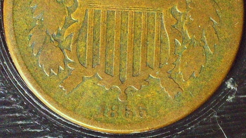 1866 2 CENT COIN