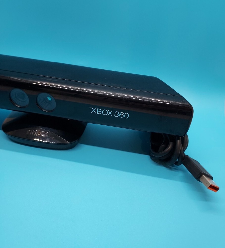 XBOX 360 KINECT • Microsoft SLR Motion Sensor Bar Attachment Black With Cord