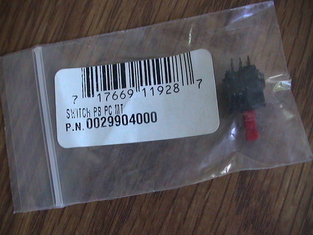 FENDER SWITCH PB PC MOUNT PART NUMBER 002-9904-000