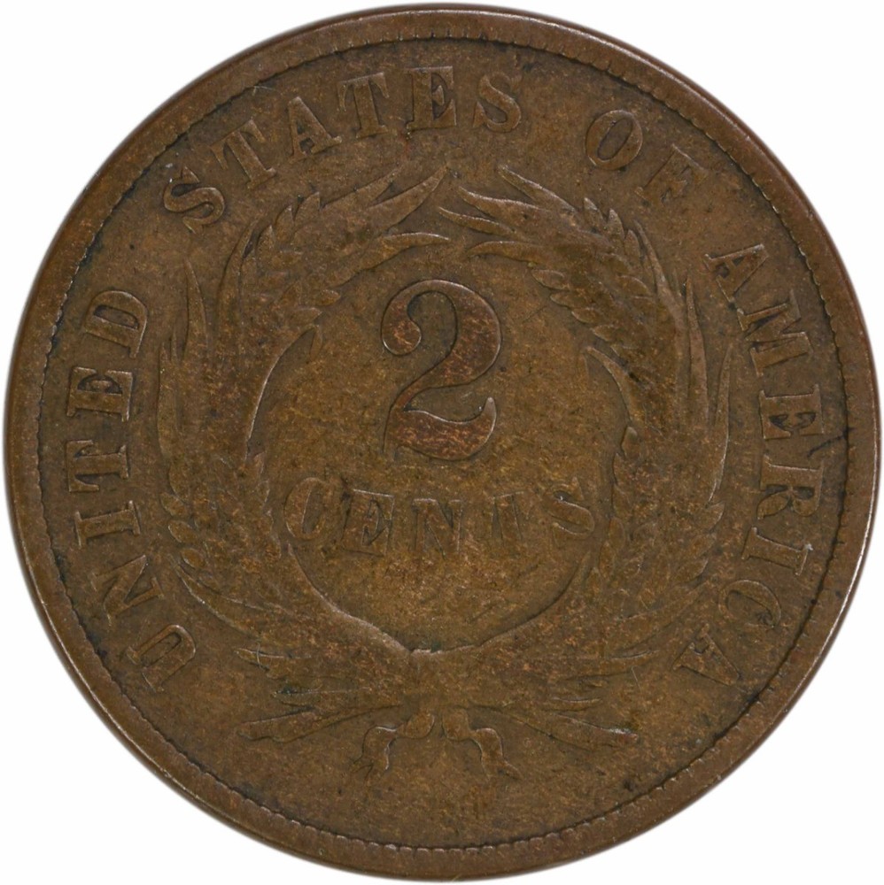 1871 Two Cent Piece VG Uncertified #304
