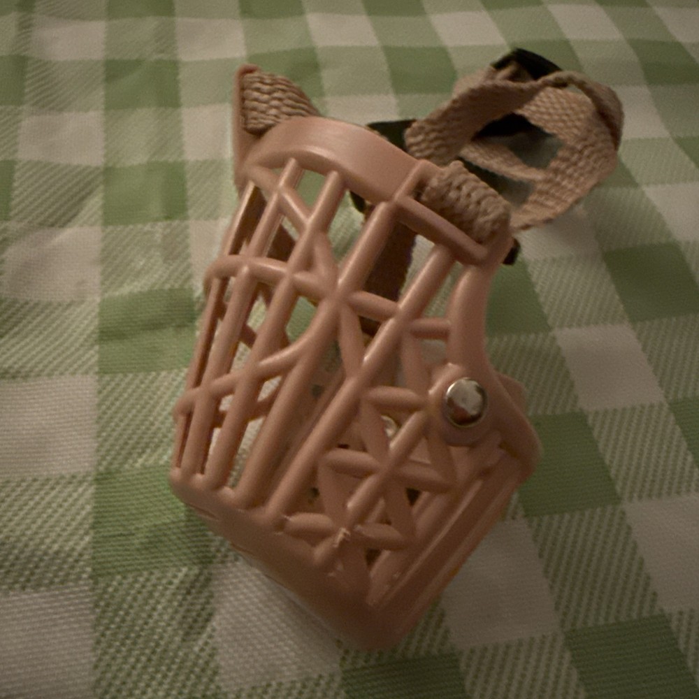 Very small basket style muzzle for dogs