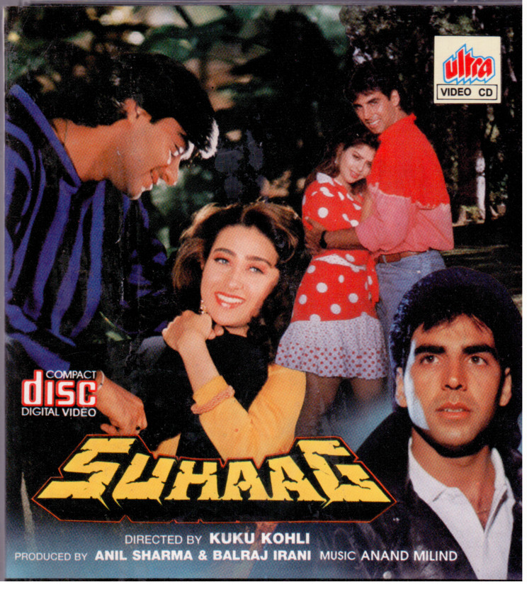 Suhaag - Akshay Kumar , Ajay Devgan Karishma [VCD]