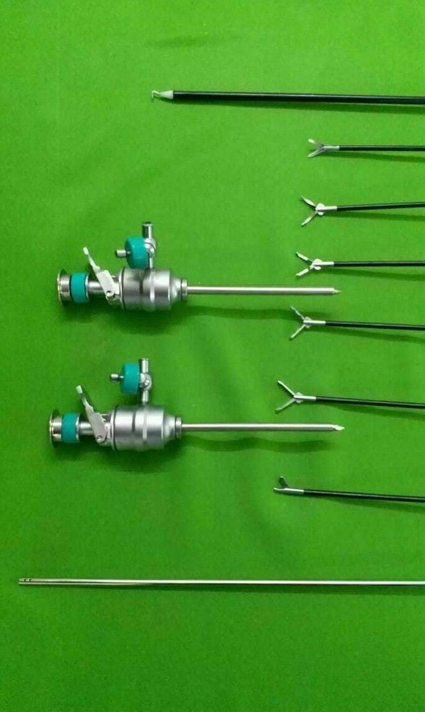 3 mm Laparoscopic Grasping Forceps Trocar L-Hook Suction Instruments Set