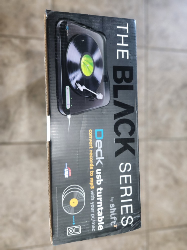 The Black Series Deck USB Turntable by Shift