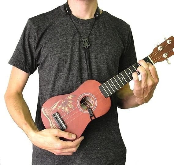 PERFORMANCE PLUS GS1200 CLASSICAL GUITAR/UKULELE STRAP ADJUSTABLE CORD & J HOOK