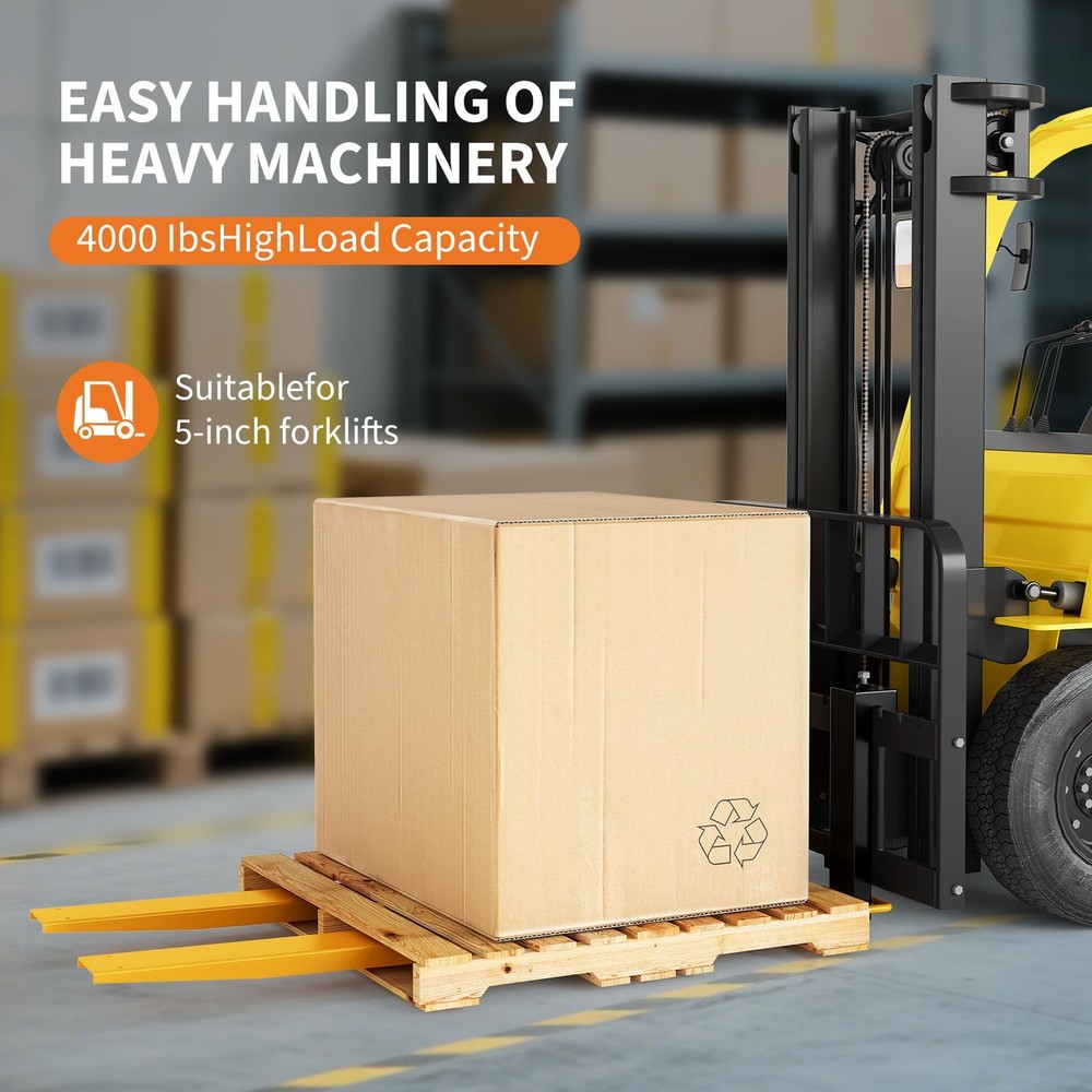 Pallet Forklift Extensions, 84"x4.5" Fork Extensions Heavy Duty Fork Extensions