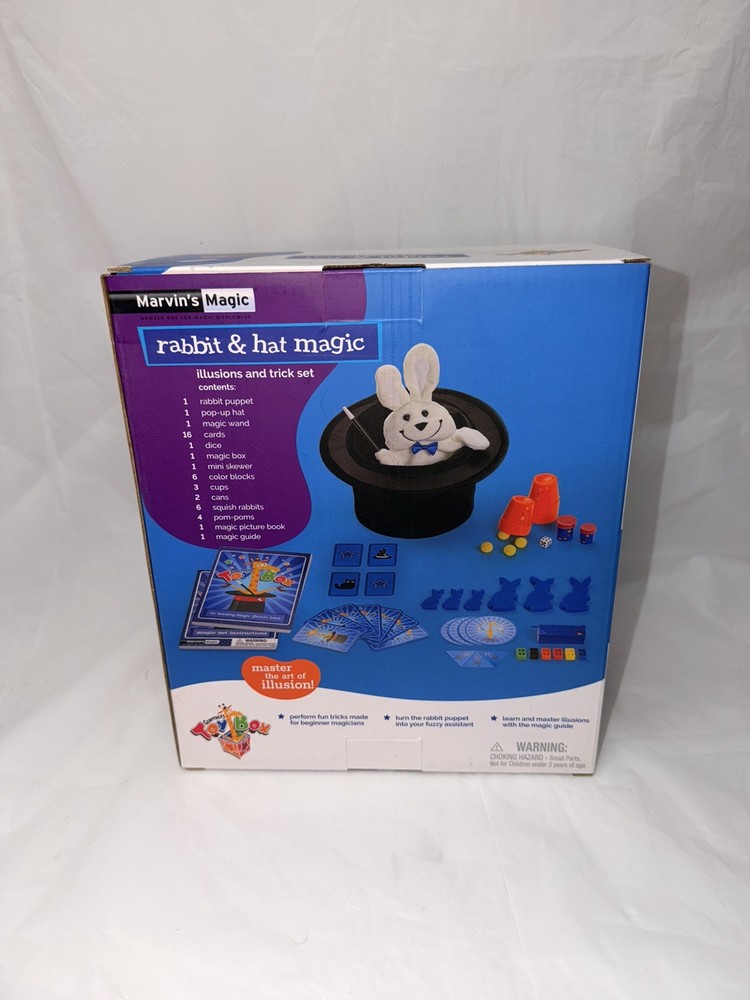 MARVIN'S MAGIC -rabbit &hat magic illusions and trick set 44pieces