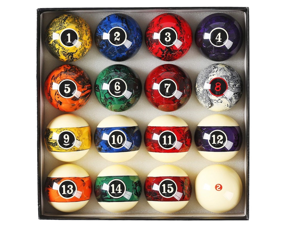 Billiard Balls Pool Balls Billiard Set MARBLE DARK