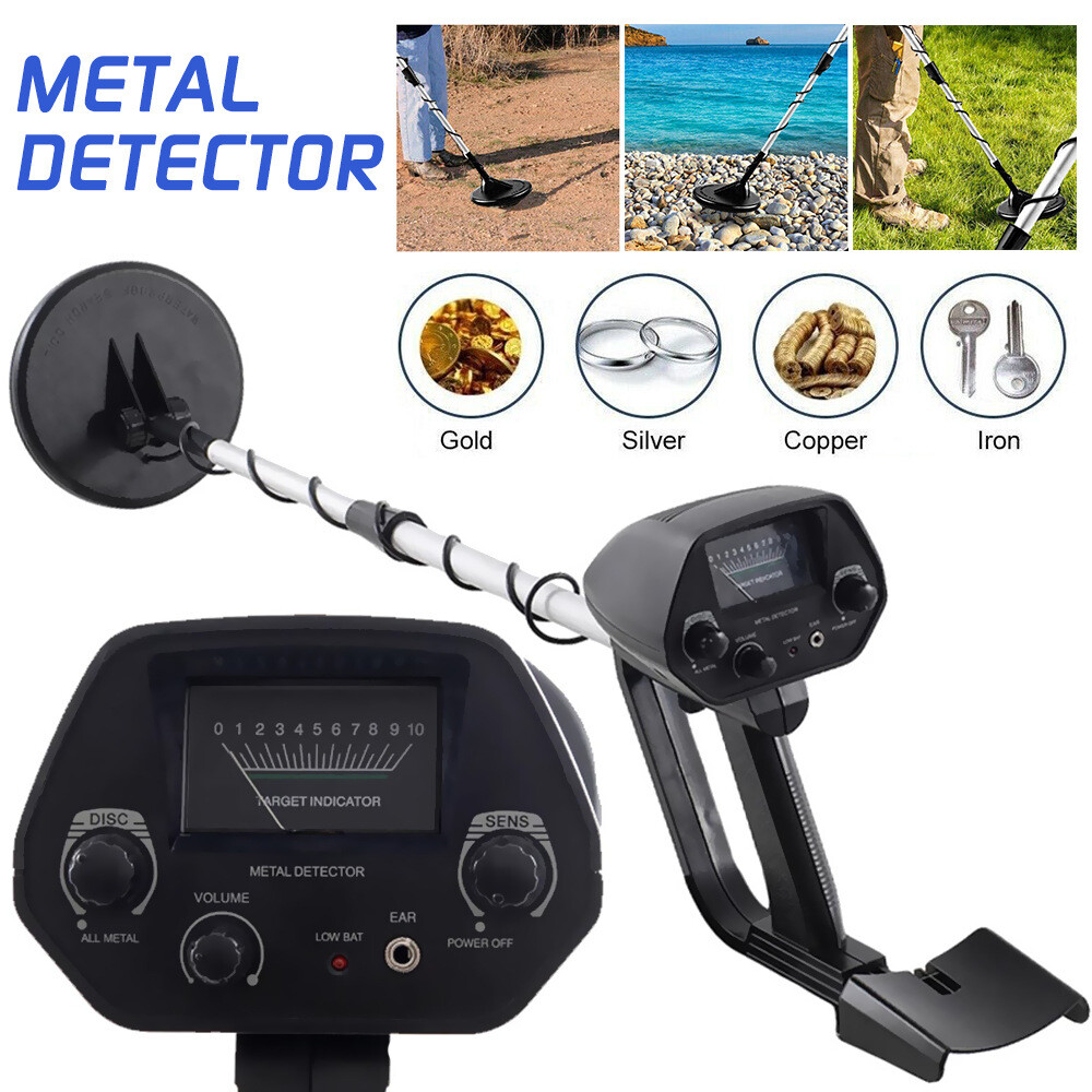Underground Metal Detector Gold Digger Hunter Deep Sensitive Waterproof Coil