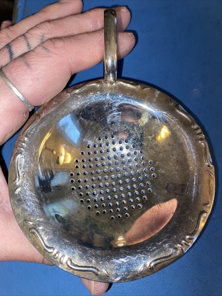 vintage tea strainer antique