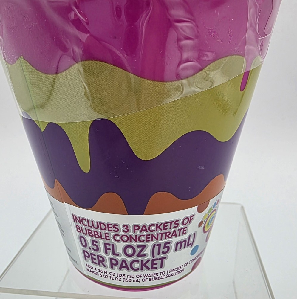 Milkshake Bubbles includes 3 Packets of Bubble Concentrate Toy