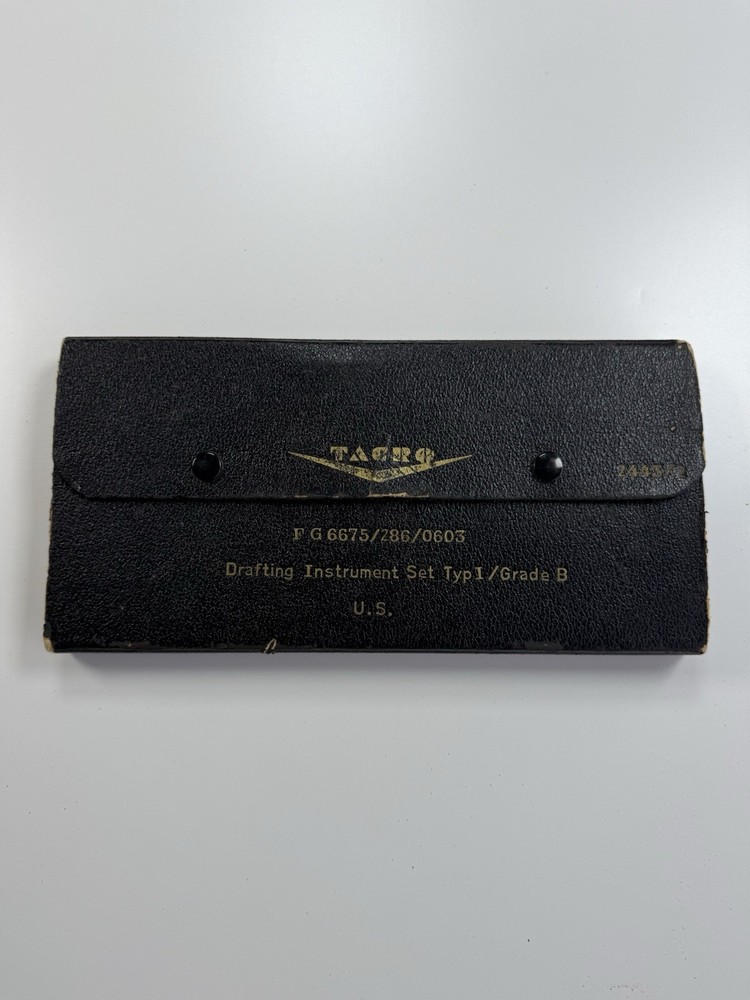 Vintage Drafting Tool Set 7443, Germany, Missing 1 Piece, used.