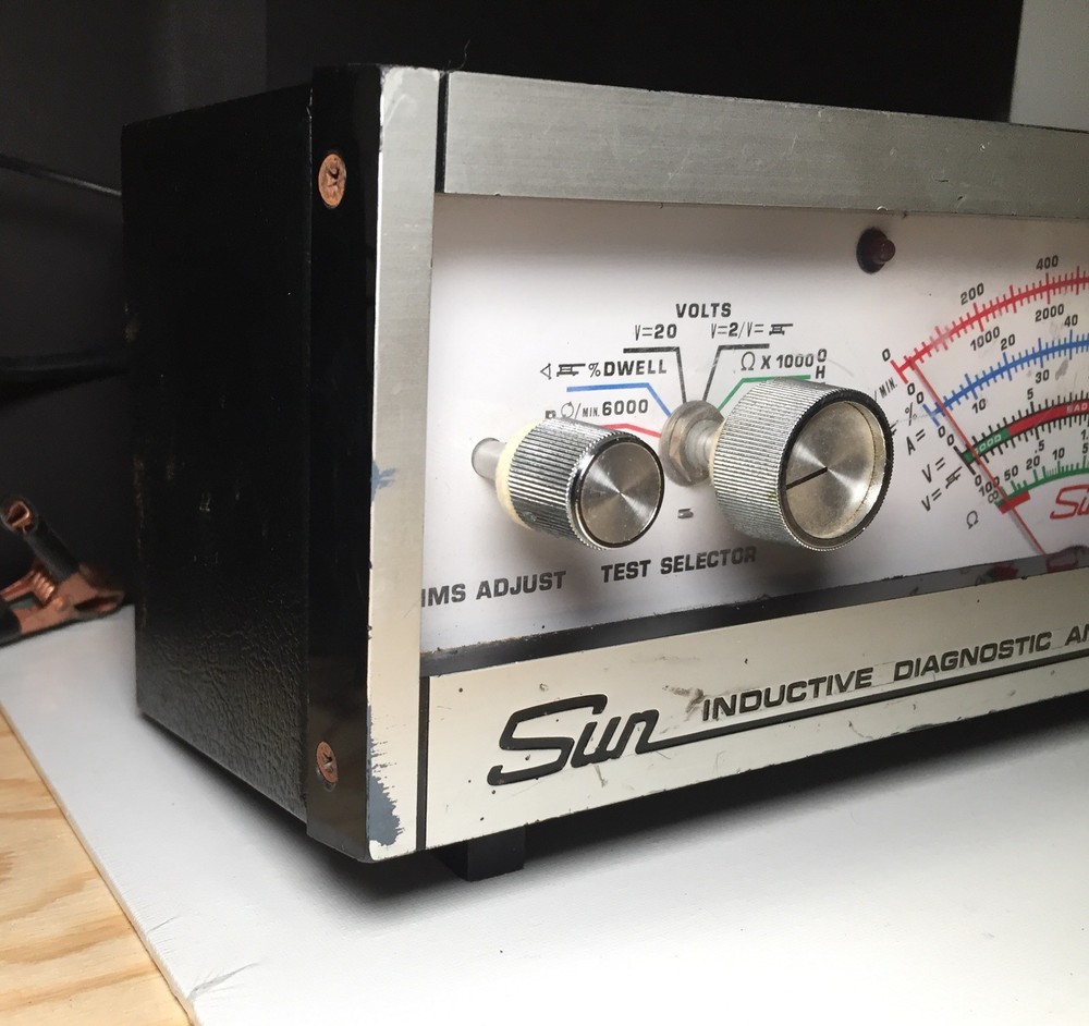 Vintage Sun Inductive Diagnostic Analyzer CP7670 Untested As-Is