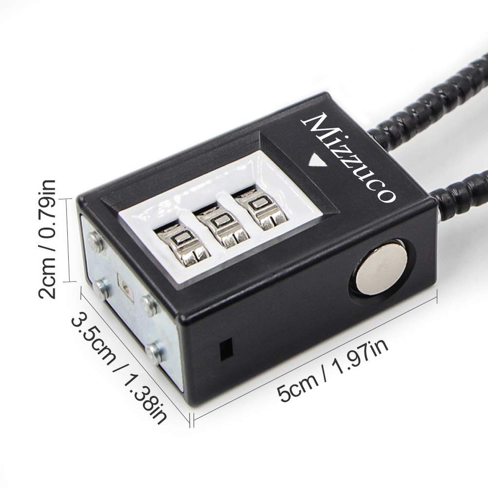 Trigger Lock 3 Digit Combination Lock & Cable Lock Compatible with Many Handg...