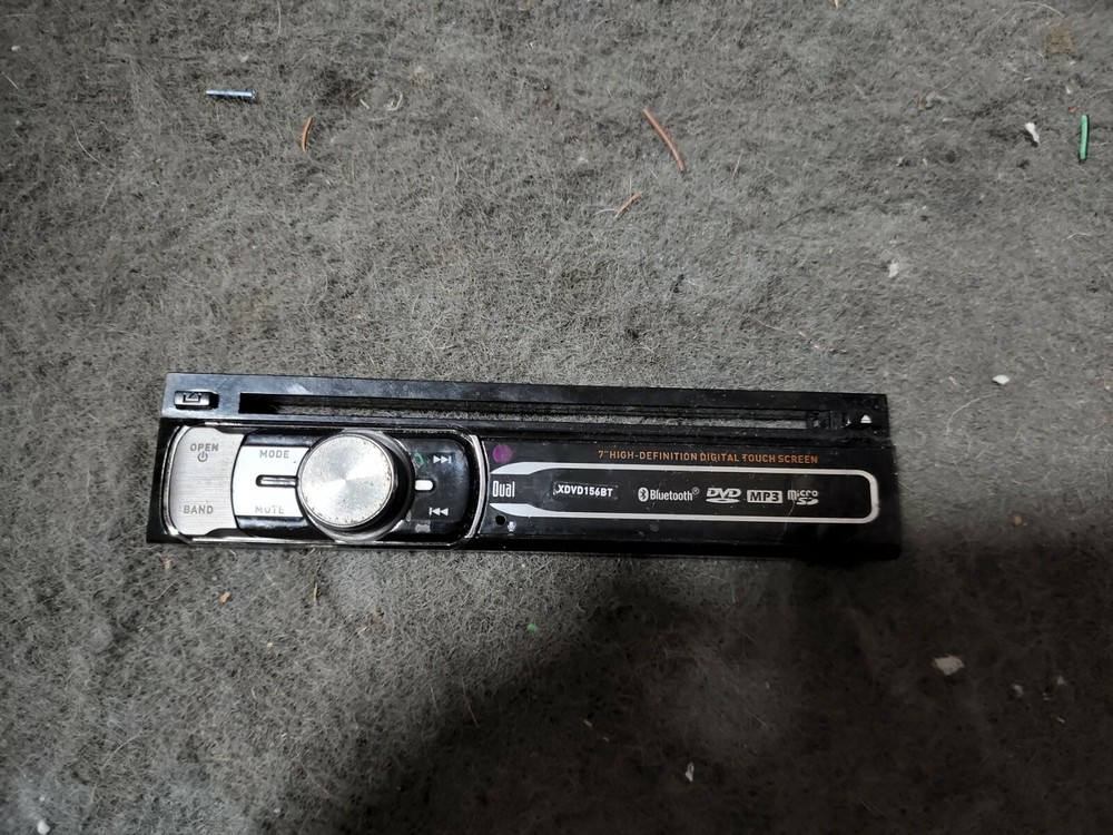 dual xdvd156bt faceplate ONLY  TESTED