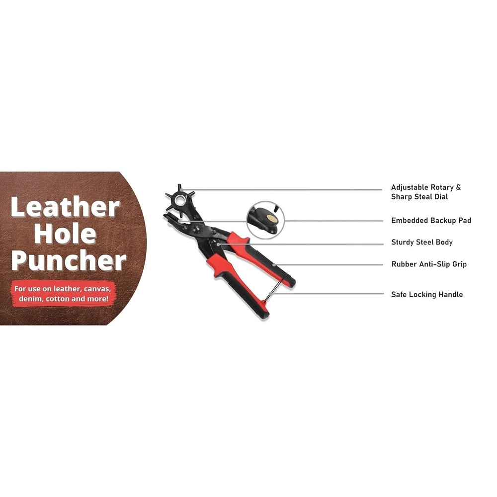 Tools Xool Revolving Hole Punch Plier Kit