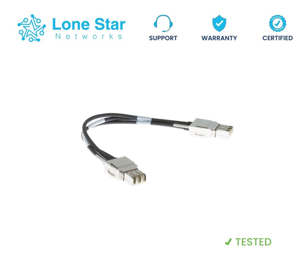 Cisco STACK-T1-1M StackWise-1M Stacking Cable for 3850 Series-Lifetime Warranty