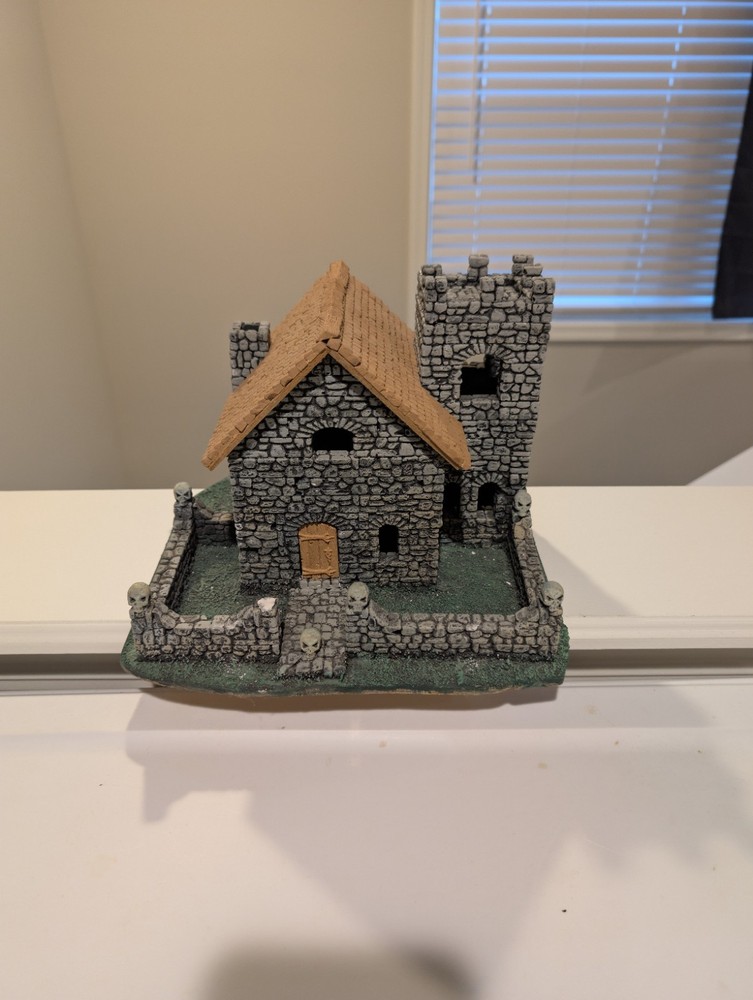 Custom Built Stone Keep - Miniature Wargaming, Terrain, Scenery, DND, Display