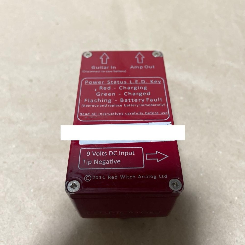 [Junk] Ruby Fuzz guitar effector *Volume is low