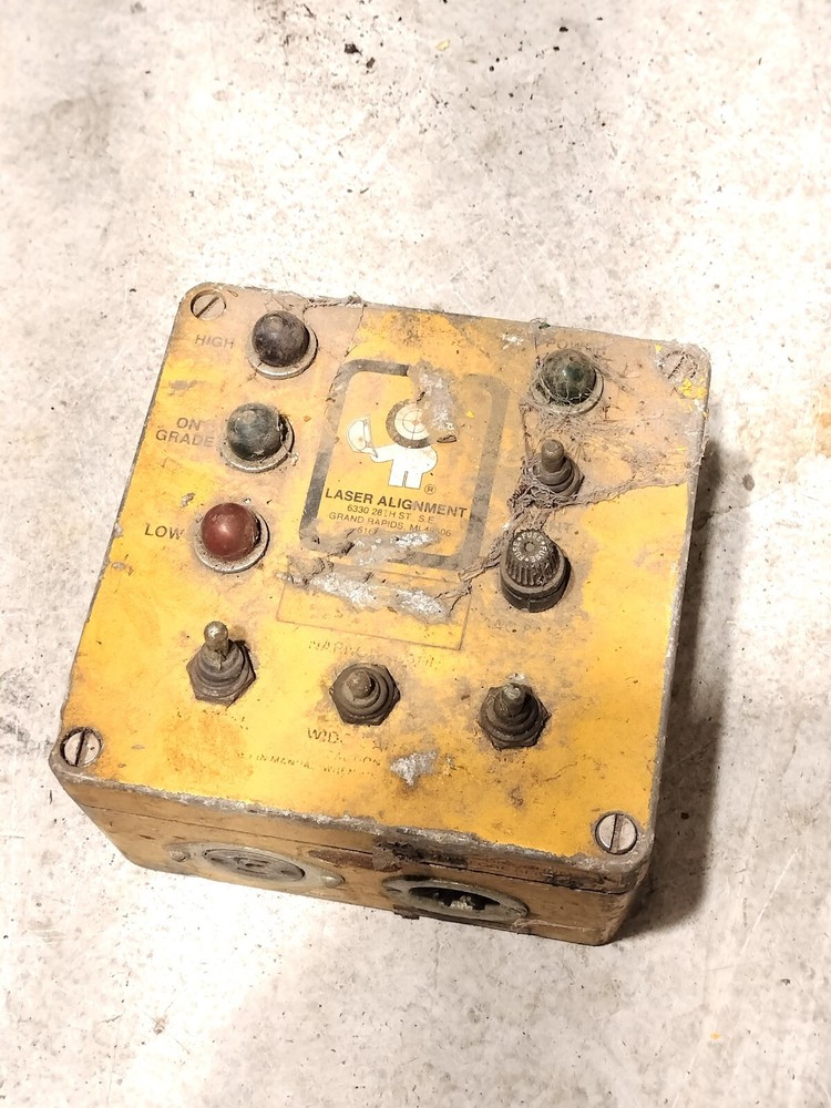 Laser Alignment Machine Control Box Controller Laser Backhoe Dozer