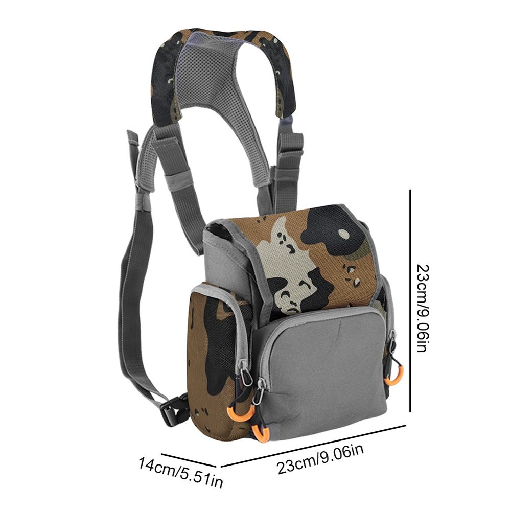 Binocular Harness Chest Pack with Rangefinder Pouch for Hunt-ing (Multicolor)