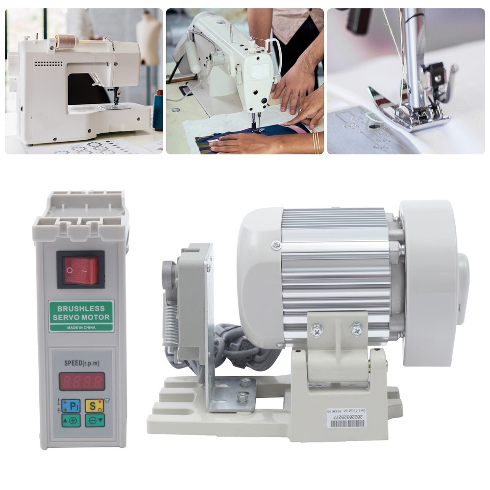 Brushless Sewing Machine Servo Motor 600W Energy Saving