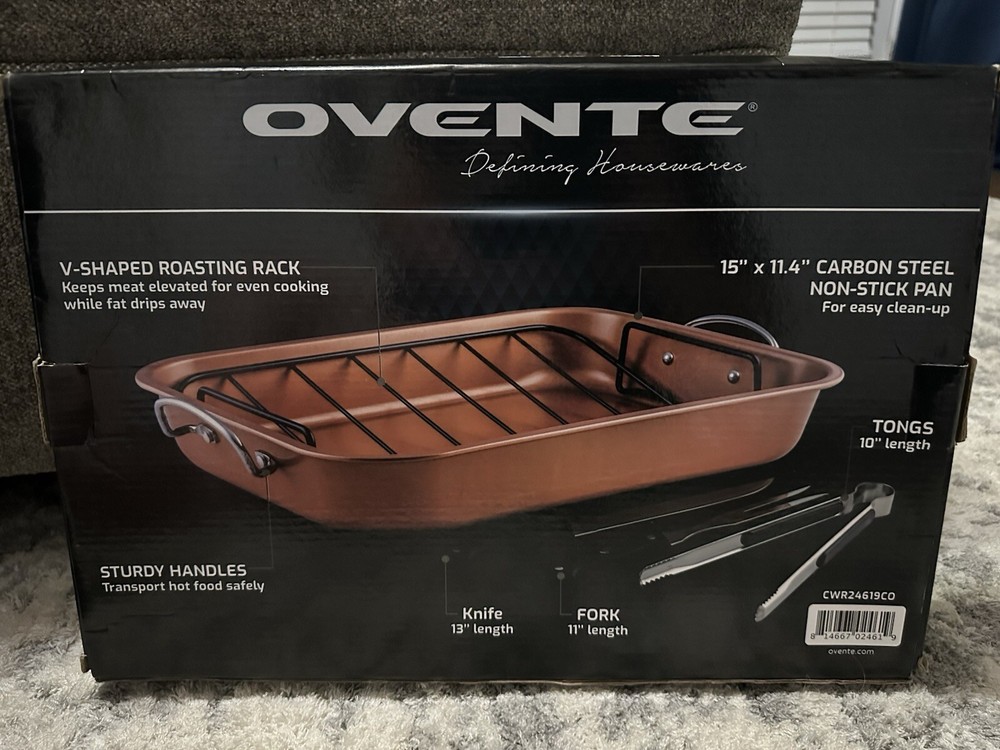 Roasting Pan With Carving Tools New In Box