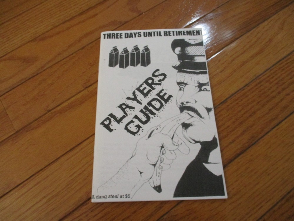 Three Days until Retirement RPG Player's Guide