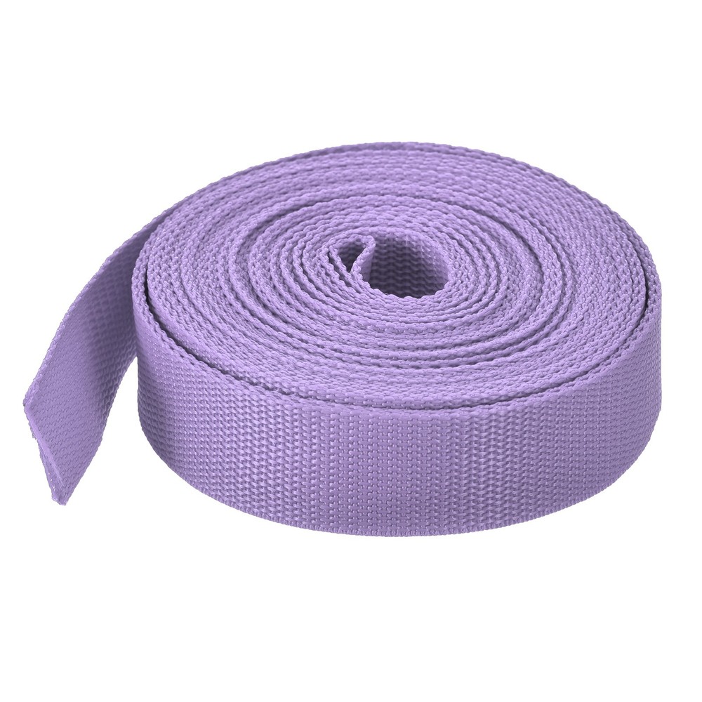 Lightweight Polypropylene Webbing Strap 1 1/4" 10 Yard Backpack Lavender Purple