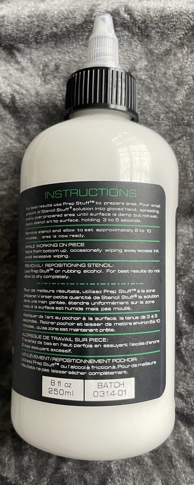 Stencil Stuff Tattoo Stencil Transfer Formula — 8oz Bottle