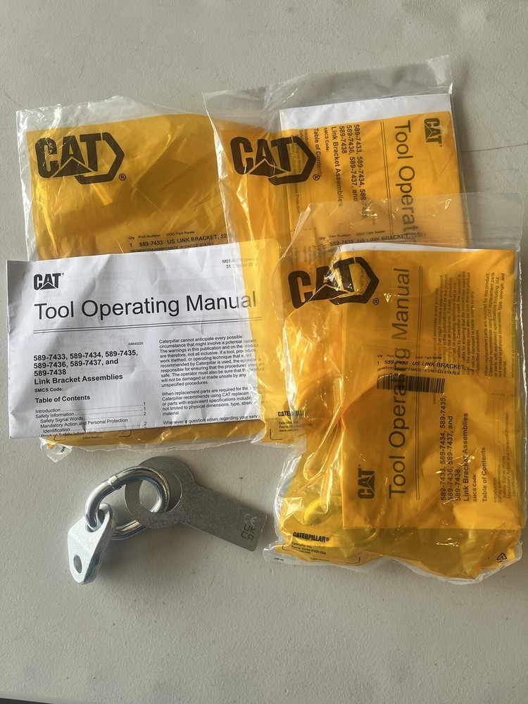 Caterpillar Lifting Link Brackets 5897433.  3 Per Purchase.