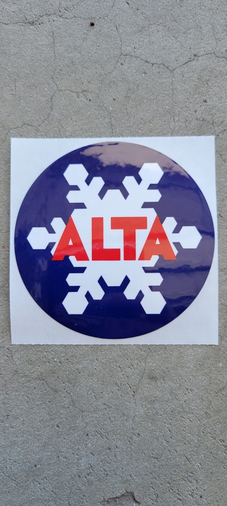 New Alta Ski Resort Sticker Decal