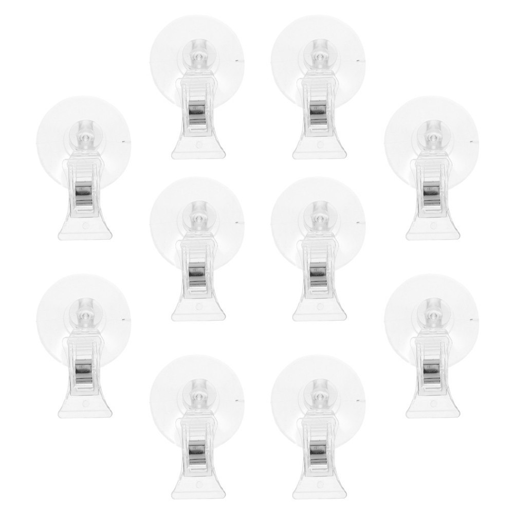 25 Pcs Advertising Suction Cup Clip Hanging Message Multi Purpose