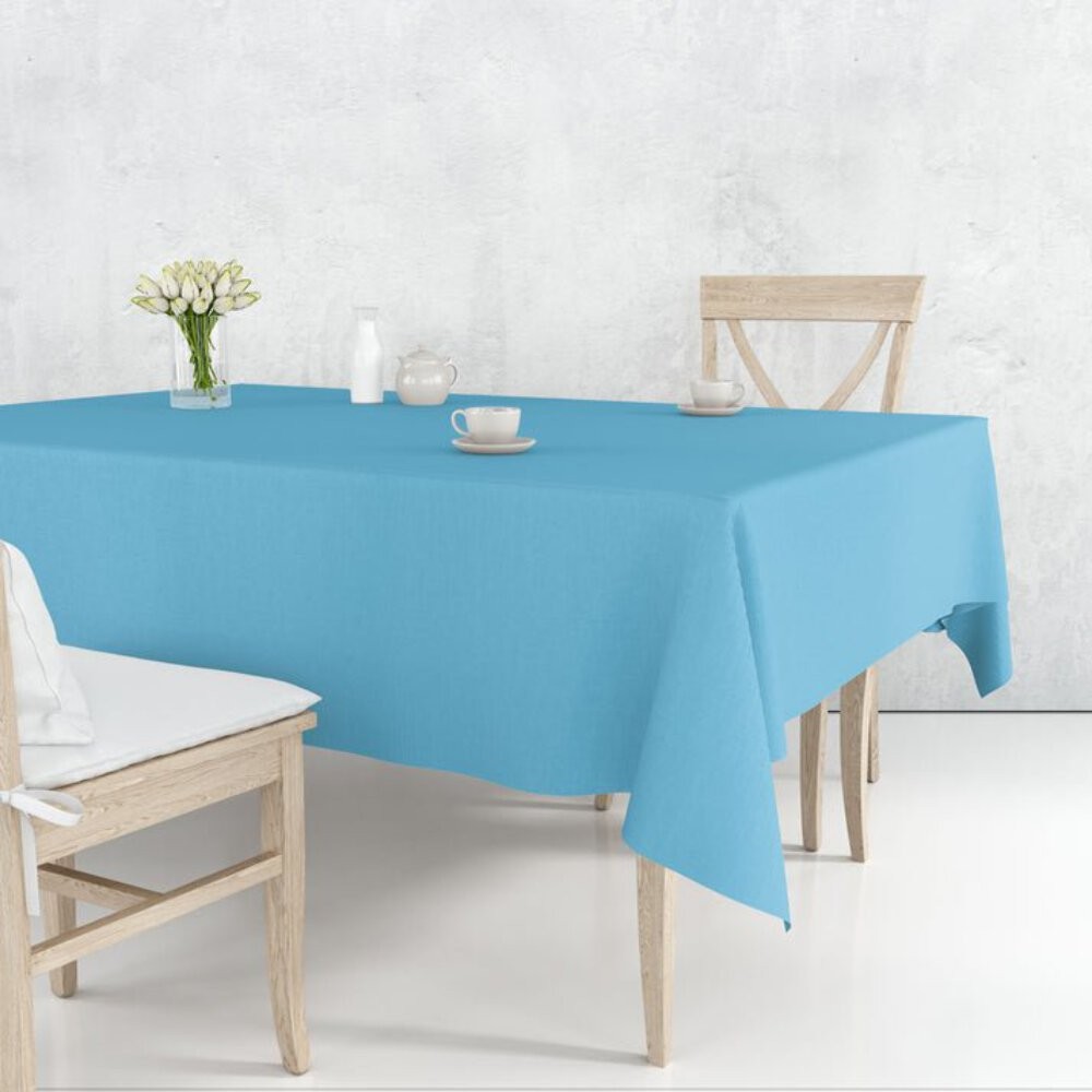 Tablecover Plastic Island Blue Rectangular 54''X108'' :1CT