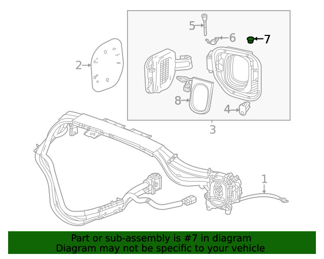 Genuine GM Sensor 84989904