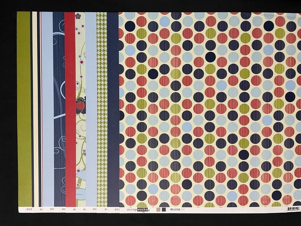 SCRAPWORKS "BELLEVUE" 12X12 DS PAPERS