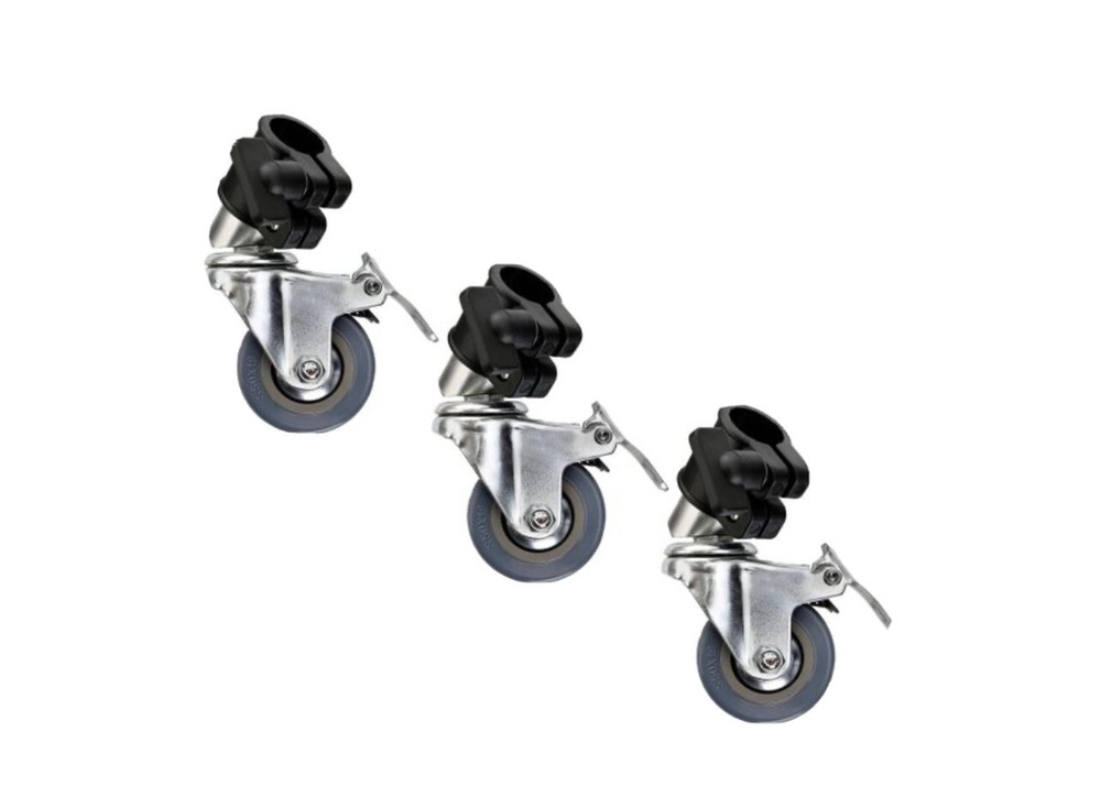 Impact Studio Lighting Locking Casters (Set Of 3)