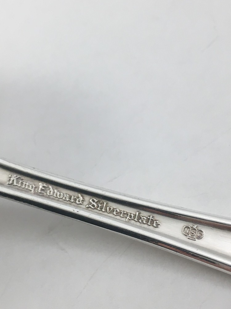 National Silver Silverplate King Edward Pie Server